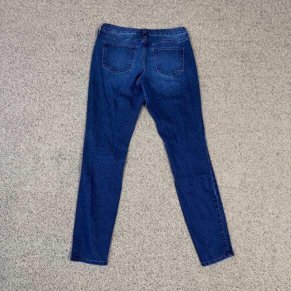 Universal Thread Mid Rise Skinny Denim Stretch Blue Jeans US Women's 29 - Picture 3 of 7